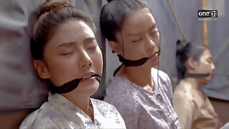 gagged Three Thai Women Cleave Gagged thai women